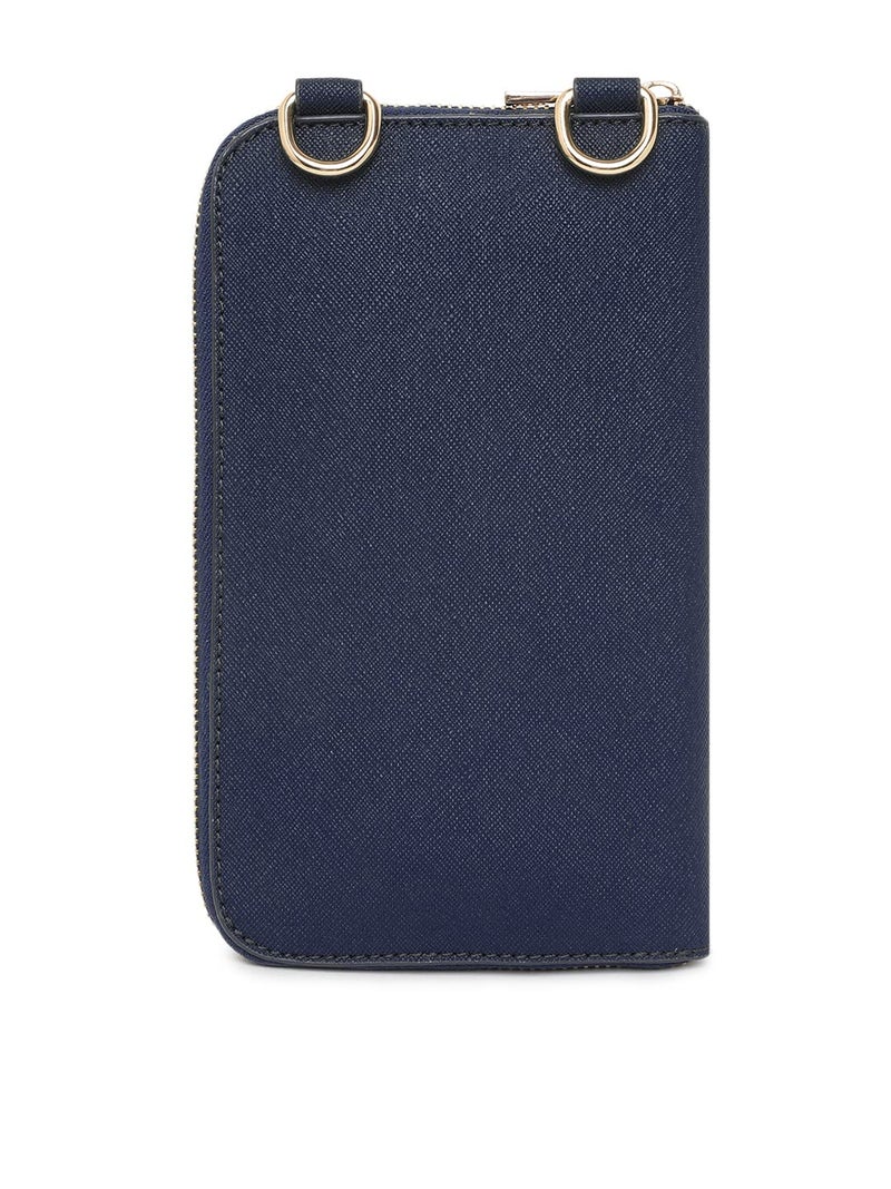 KLEIO PU Leather Multifunctional Mobile Sling Bag - Royal Blue - Image 5